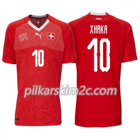 Koszulka Szwajcaria Xhaka 10 Główna Mistrzostwa Świata 2018 - Koszulki Piłkarskie